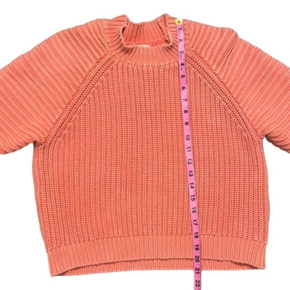 Maeve Anthropologie Coral sweater size XS - Picture 7 of 8